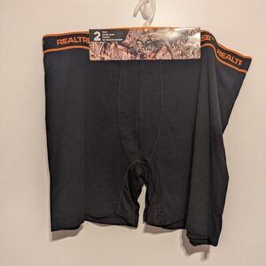 Realtree Men's Black Boxer Briefs Size XL Brand New With Tag